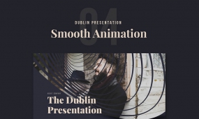 个人演讲展示ppt-商务外贸展示PPT(黑白两色）