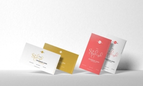 商务名片展示模板，psd源文件模板